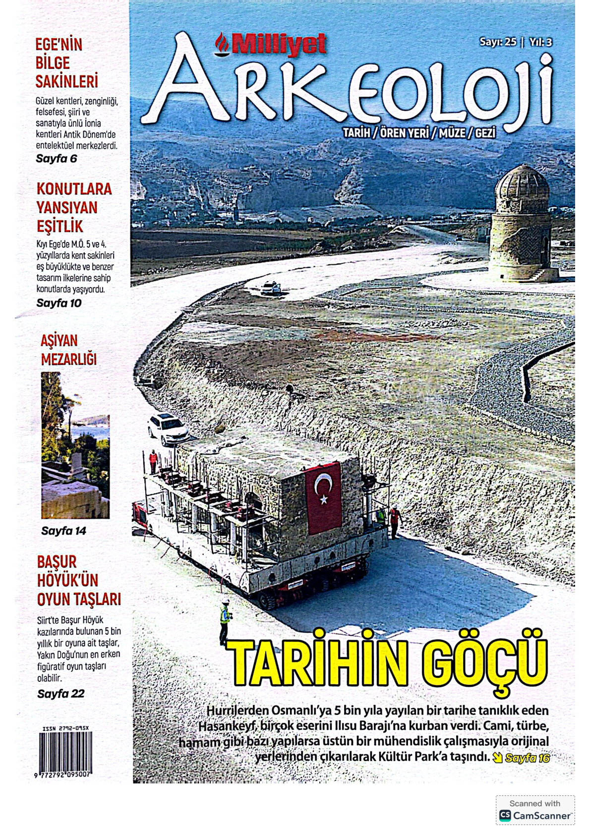 Hasankeyf’te Taşıma İşlemi
